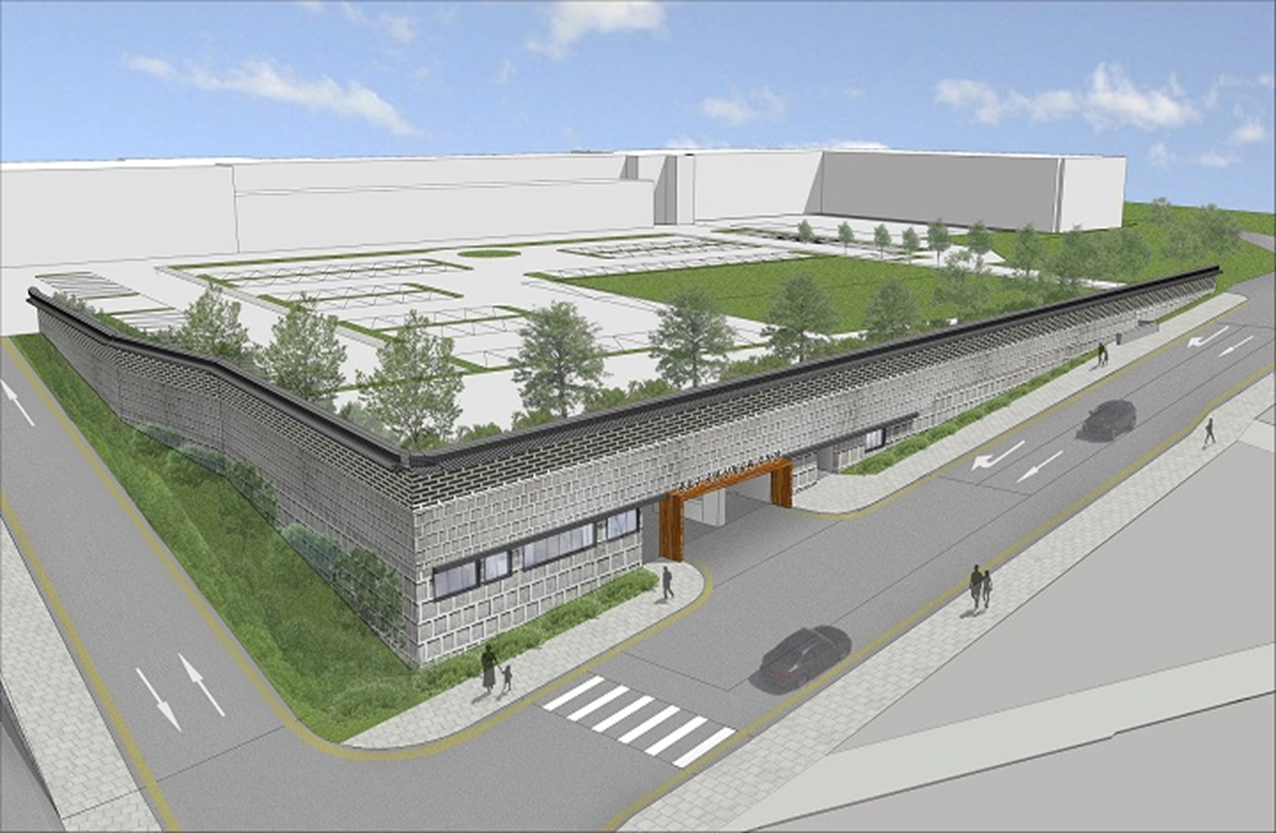 삼청공원 입구 지하주차장 건설공사